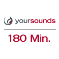Prepaid account for 180 min of sounds